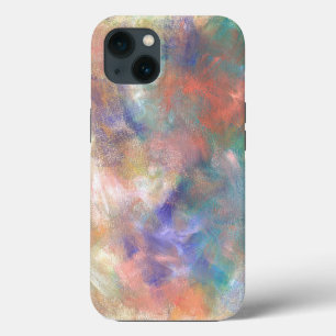 Abstract Paint Pattern iPhone 13 Case