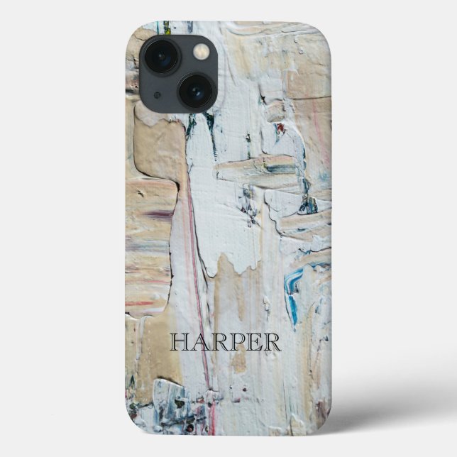 Abstract Paint Personalised iPhone / iPad case (Back)