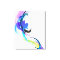 Abstract Paint Splatter Morning Glory