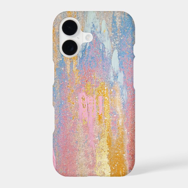 Abstract Paint Streaks (Back)