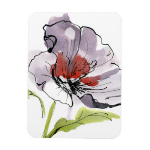 Abstract painted floral background 3 magnet