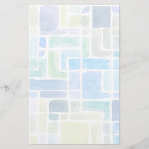 Abstract painted watercolor background. stationery