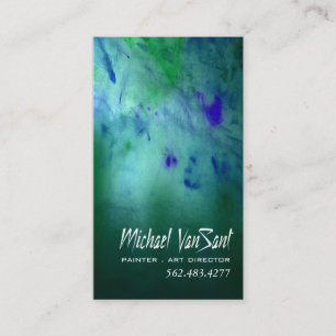 "Abstract" Painter, Graphic Artist, Art Director Business Card