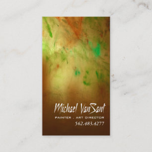 "Abstract" Painter, Graphic Artist, Art Director Business Card