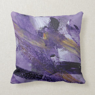Abstract Painting 41 Purple Madness Cushion