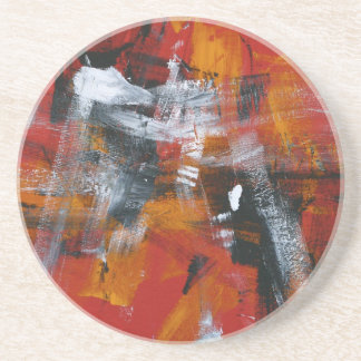 Abstract Painting 57 Shaken Up Coaster