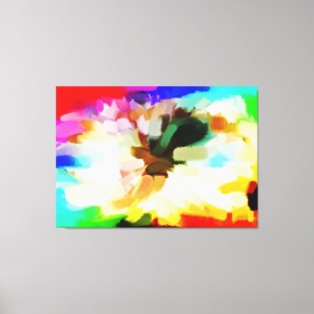 Abstract Painting | Abstract Art 20 Canvas Print (Front)