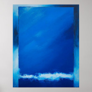 Abstract Painting, Abstract Modern Art Living Room Poster