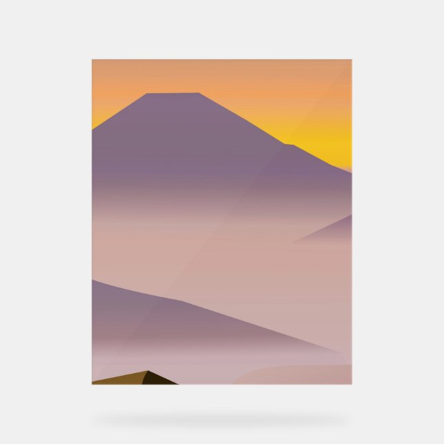 Abstract painting acrylic sign (Front)