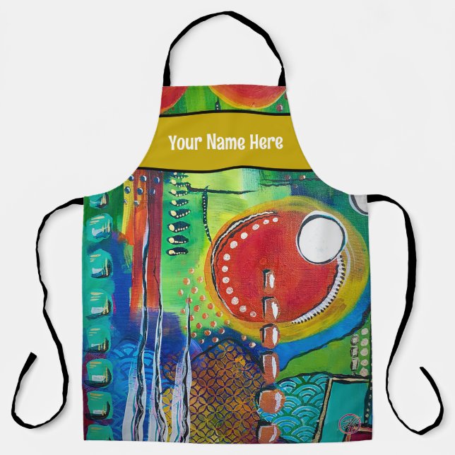 Abstract Painting Apron (Front)