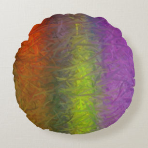 Abstract Painting Art #2 Round Cushion