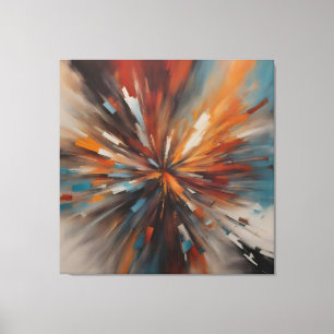 Abstract painting art canvas print