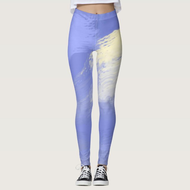abstract painting art leggings (Front)