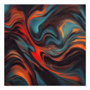Abstract painting art photo print