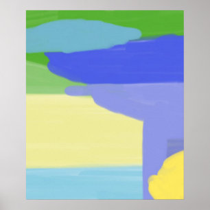 abstract painting art poster
