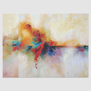 Abstract Painting Bright & Colourful Tissue Paper