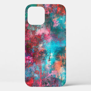 Abstract painting. Brushstrokes, spots of paint. M iPhone 12 Case