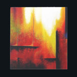 Abstract Painting by Hizli Notepad<br><div class="desc">Abstract Painting in red,  yellow and black by Serdar Hizli</div>