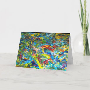 Abstract Painting by Julia Morrill Card