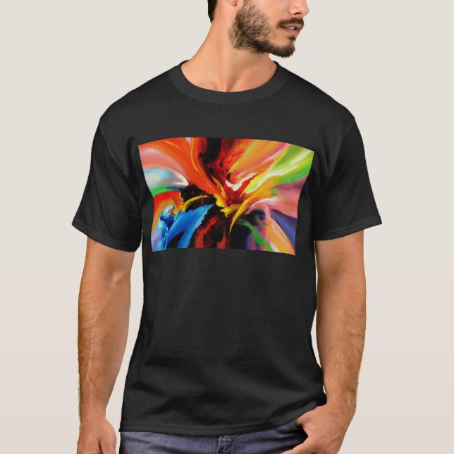 Abstract Painting by Serdar Hizli T-Shirt (Front)