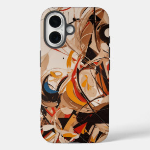 Abstract painting iPhone 16 case