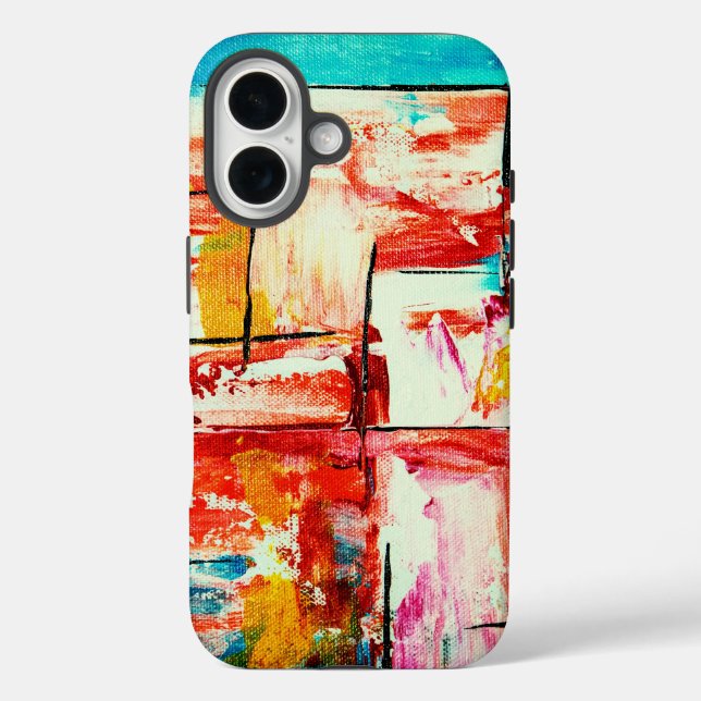 Abstract Painting Case-Mate iPhone Case (Back)