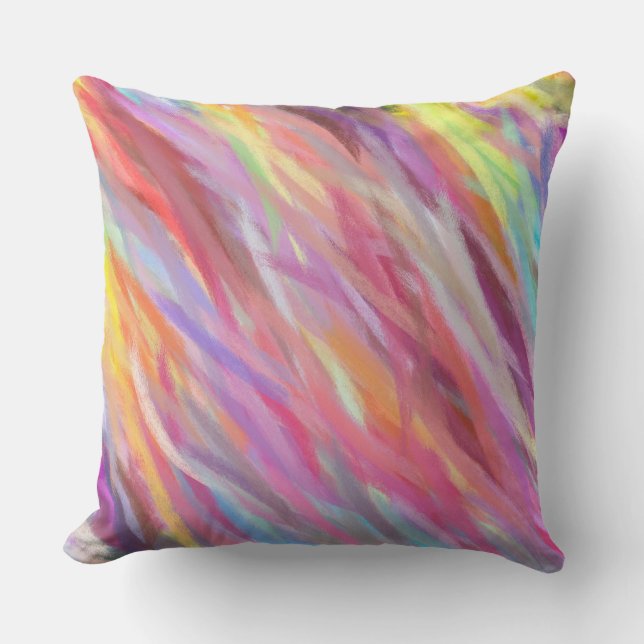 Abstract Painting Colours #100 Cushion (Front)