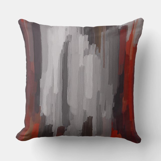 Abstract Painting Colours #6 Cushion (Front)