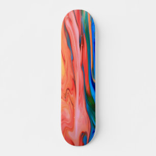 Abstract Painting Decoration Design Skateboard