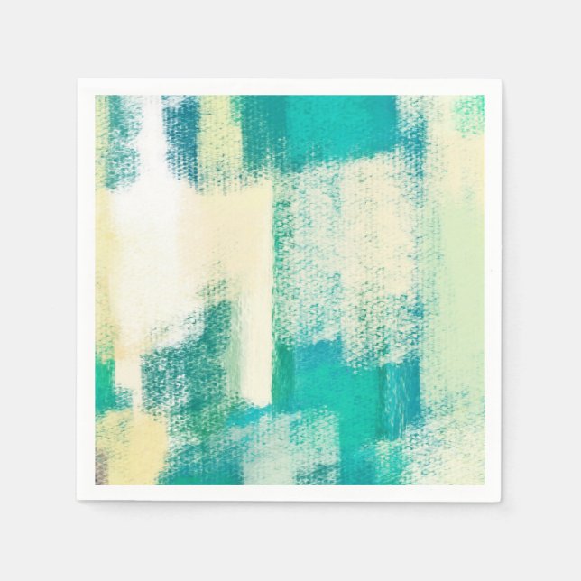 Abstract Painting | Dynamic Colors Napkin (Front)