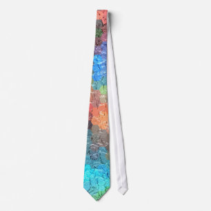 Abstract Painting Dynamic Colours 2 Tie