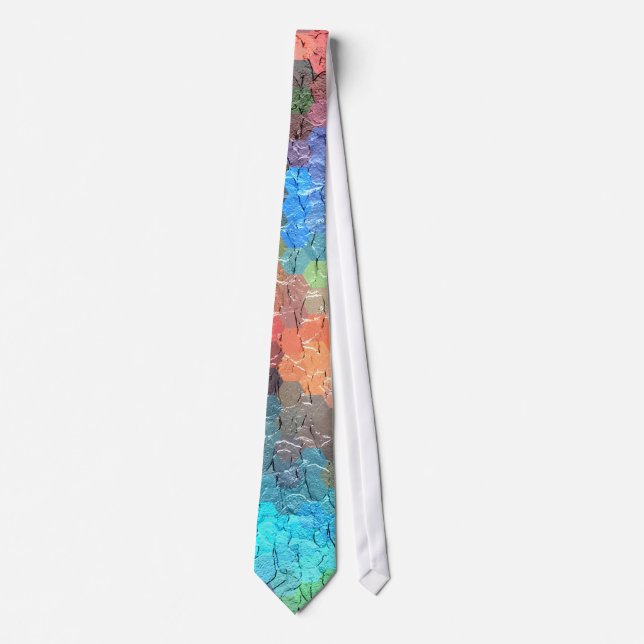 Abstract Painting | Dynamic Colours 2 Tie (Front)