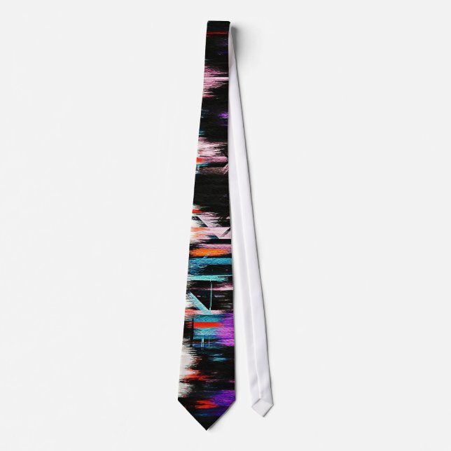 Abstract Painting | Dynamic Colours #36 Tie (Front)