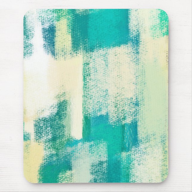 Abstract Painting | Dynamic Colours Mouse Pad (Front)