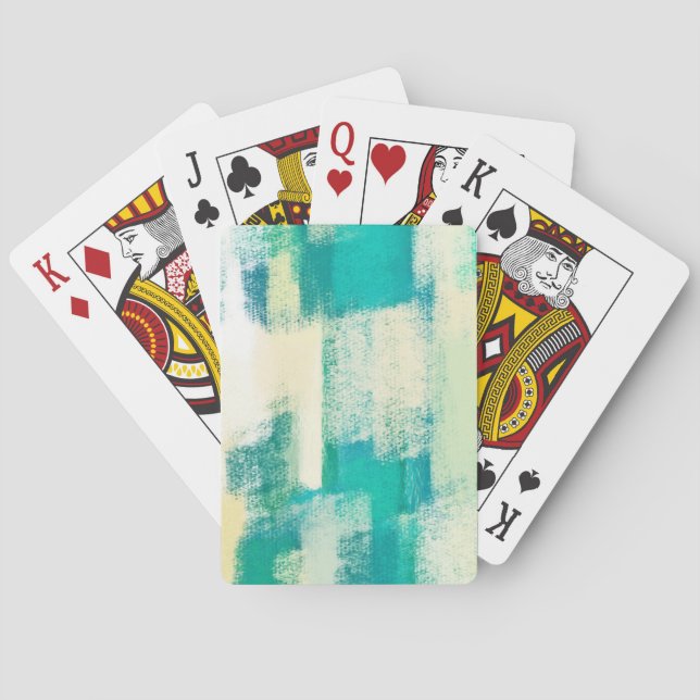 Abstract Painting | Dynamic Colours Playing Cards (Back)