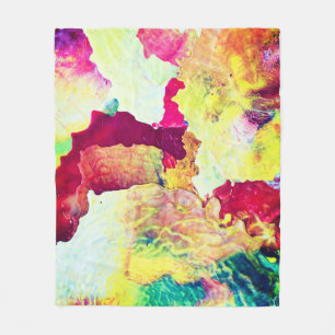 Abstract Painting  Fleece Blanket