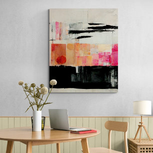 Abstract Painting "Glory Stacks". Canvas Print
