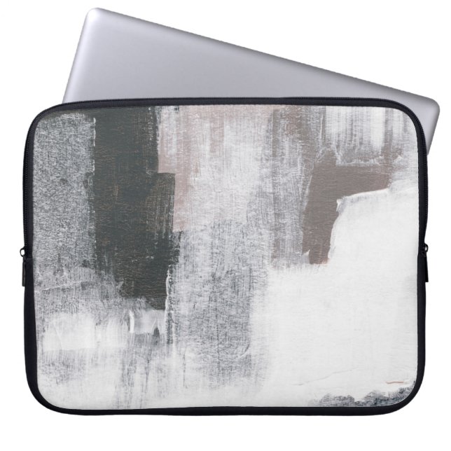 Abstract painting. Hand painted trendy artwork. Na Laptop Sleeve (Front)