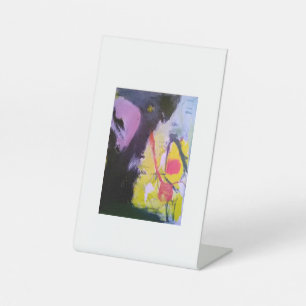 Abstract Painting Jeff Hankamer Artjunkhaus Art Pedestal Sign