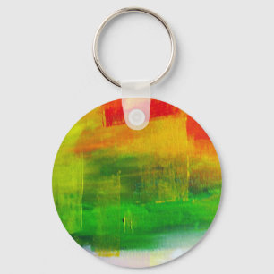 Abstract Painting Key Ring
