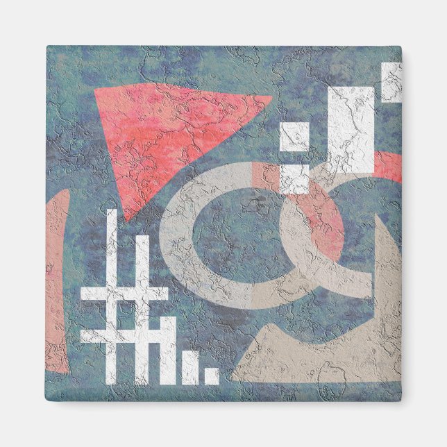 Abstract painting magnet (Front)