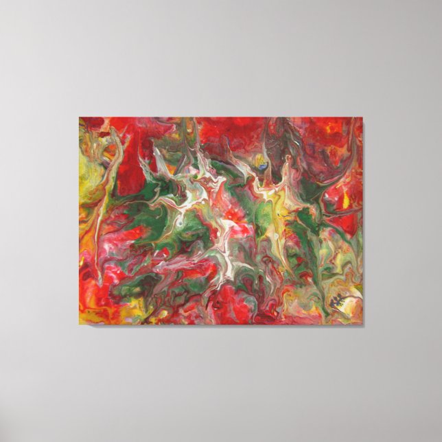 Abstract Painting Modern Contemporary Fine Art Canvas Print (Front)