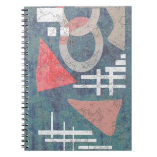 Abstract painting notebook