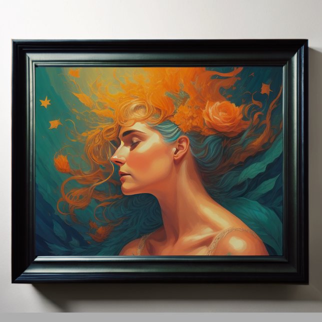 Abstract Painting of a Woman Poster (Creator Uploaded)