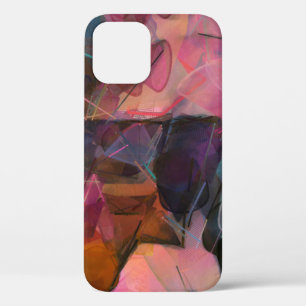 Abstract painting. Oil paint. Modern impressionism iPhone 12 Case