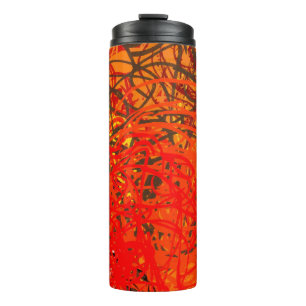 Abstract painting on canvas. Hand made art. Colorf Thermal Tumbler