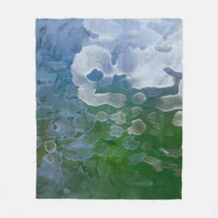 Abstract painting on concrete. 2d illustration. Va Fleece Blanket