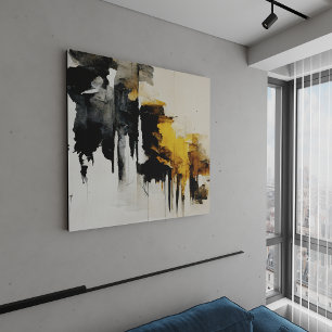 Abstract Painting "Overlook of the Wind". Canvas Print