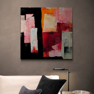 Abstract Painting "Peaceful Promises". Canvas P Print