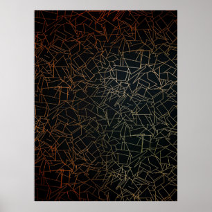 Abstract painting poster